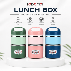 2.5 Layer 1.13L Stainless Steel Lunch Box
