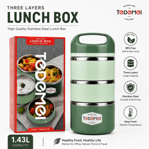 3.5 Layer 1.43L Stainless Steel Lunch Box