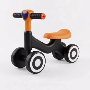 Kids 4 Wheel Balance Bike (No Pedal Ride-On Toy)